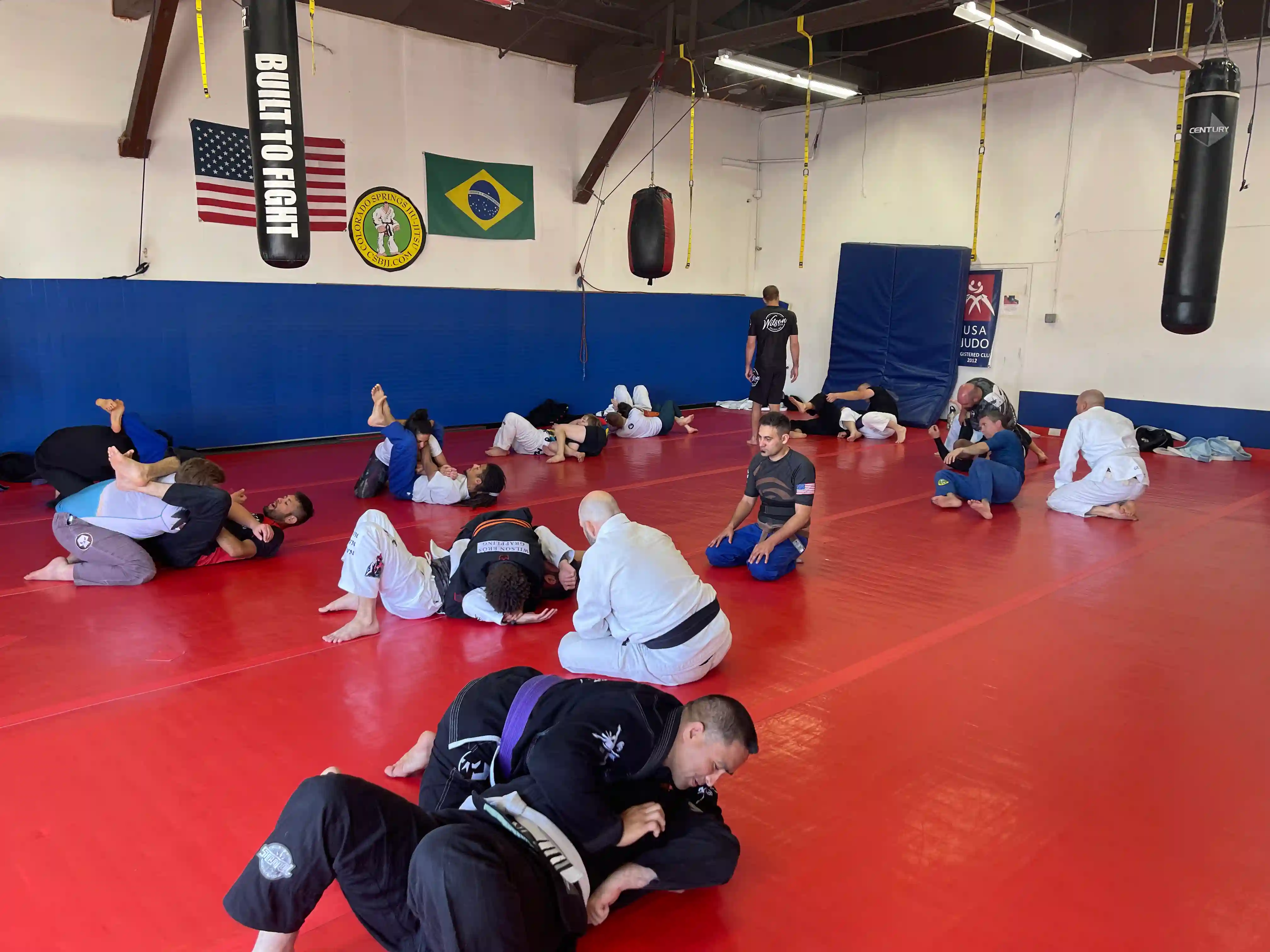 Adult Brazilian Jiu-Jitsu training at Colorado Springs BJJ