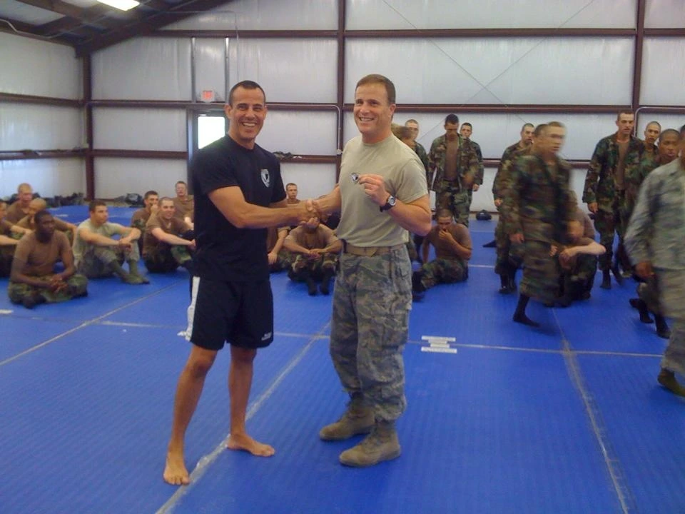 Bill Hosken instructing a U.S. military training session