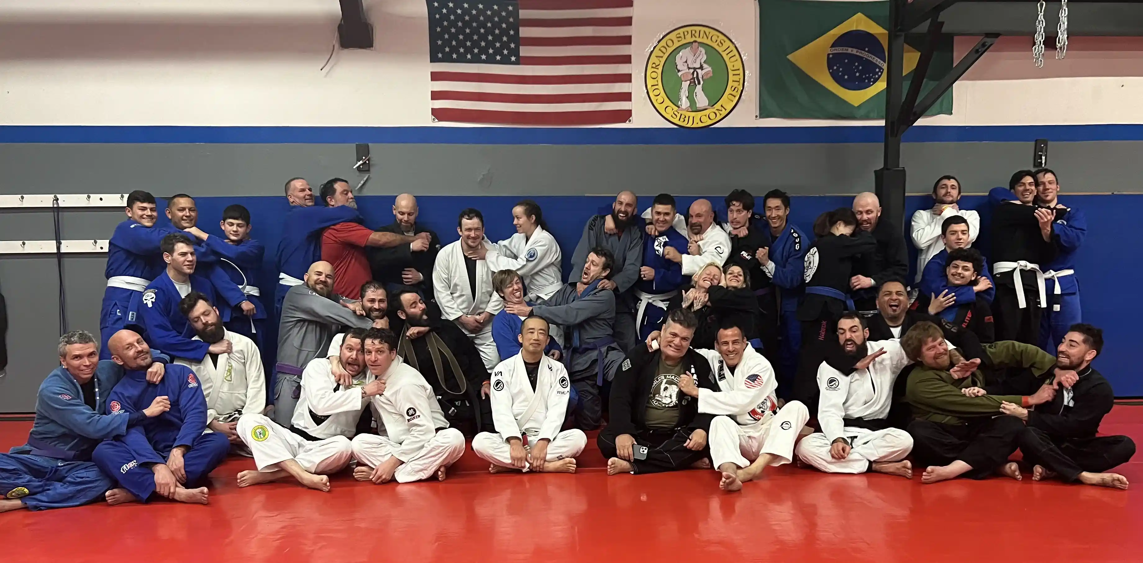 Adult Brazilian Jiu-Jitsu training