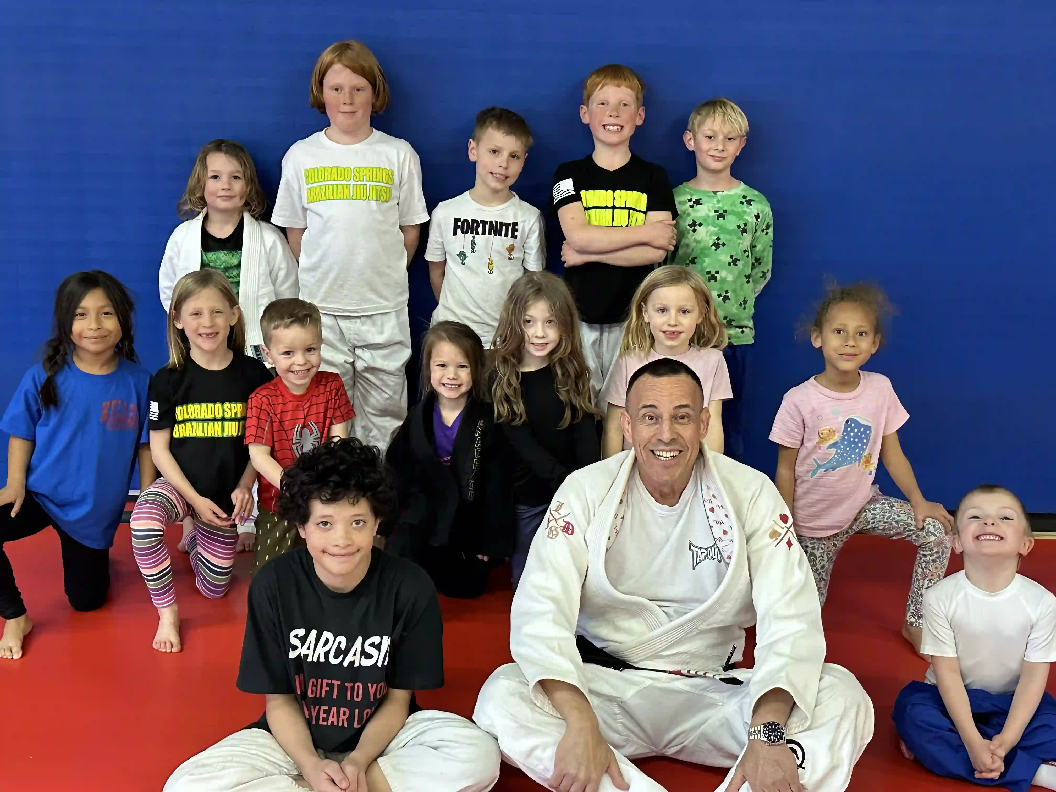 Kids Brazilian Jiu-Jitsu training at Colorado Springs BJJ
