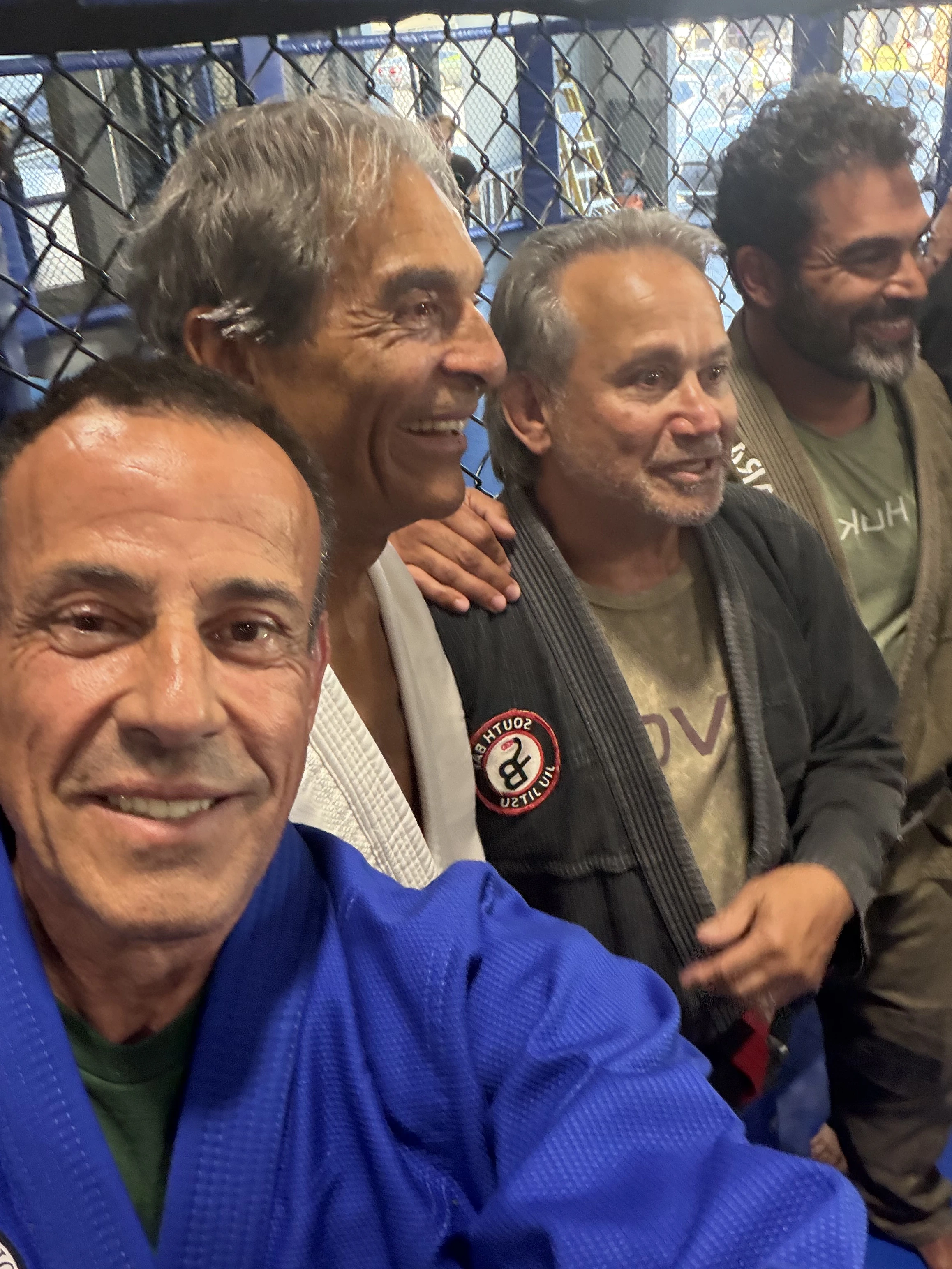 Bill Hosken with Rigan Machado at the promotion
