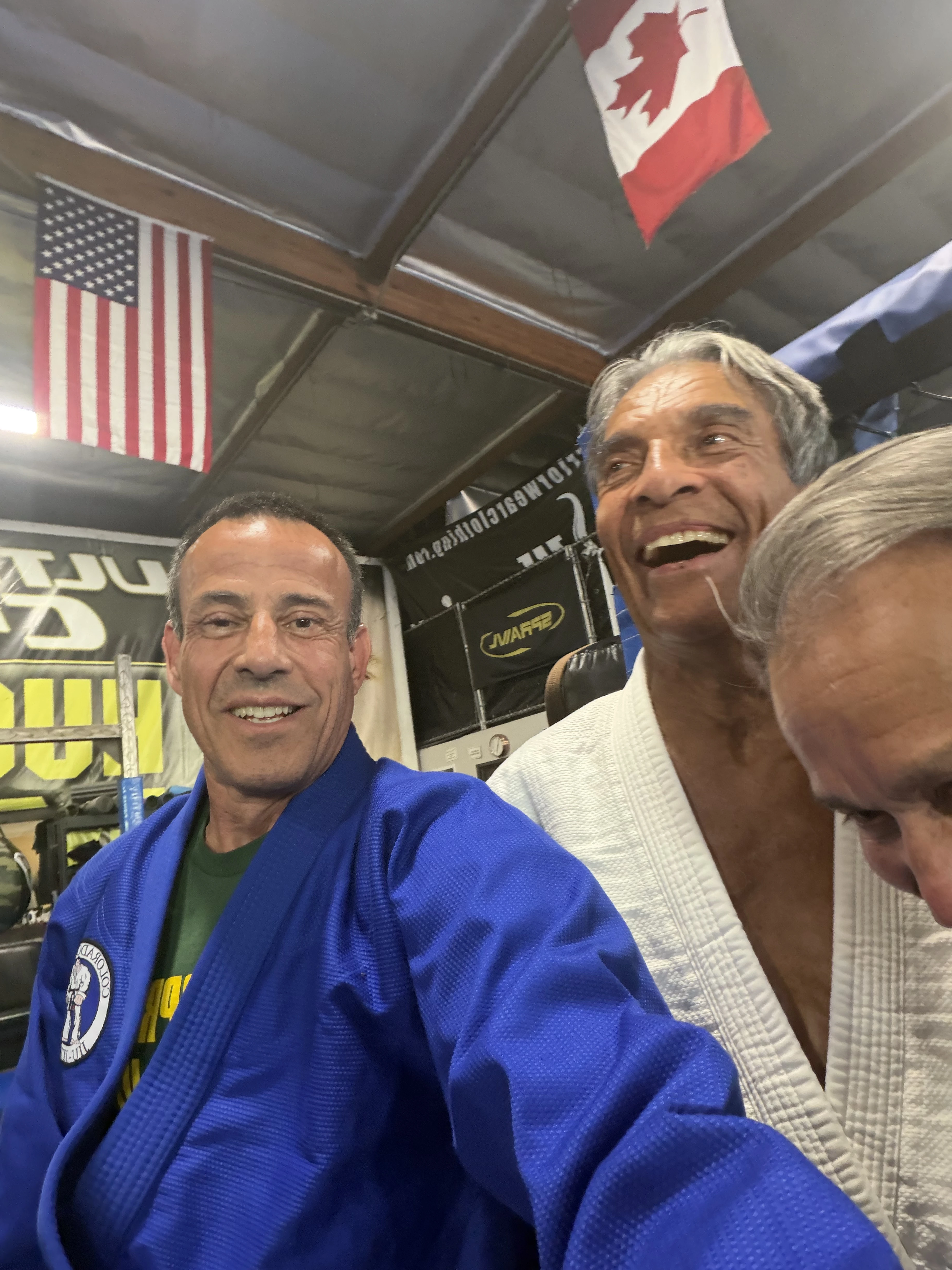 Celebrating Rigan Machado's red belt with the CSBJJ family